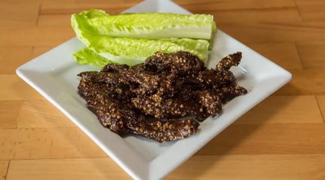 Vegan Beef Jerky.