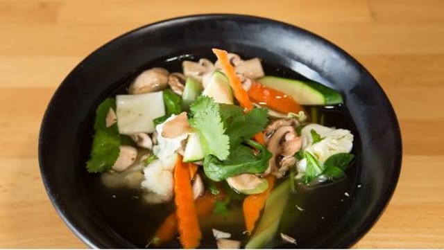 Hot & Sour Vegetable Soup.